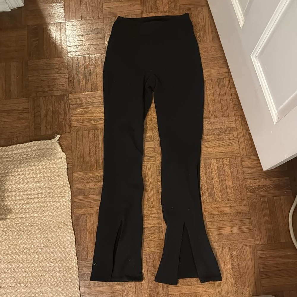 Alo high waist split hem legging